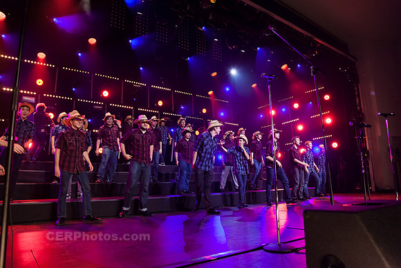 Sound Dogs Advanced Men's Choir Performing at the Burbank High School Vocal Music Association VMA Pop Show 2013 May 16-18 California