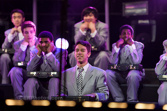 Sound Dogs Advanced Men's Choir Performing at the Burbank High School Vocal Music Association VMA Pop Show 2013 May 16-18 California