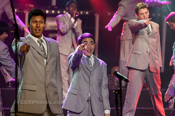 Sound Dogs Advanced Men's Choir Performing at the Burbank High School Vocal Music Association VMA Pop Show 2013 May 16-18 California