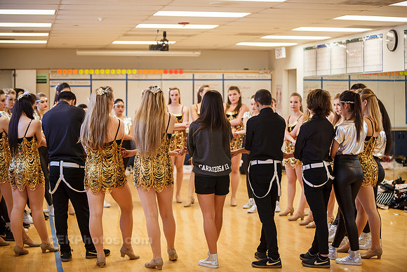 Burbank High Unleashed Dance Team in Final Moment Before Fall Rally 2013