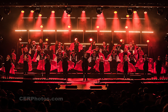 OUT OF THE BLUE Mixed Choir Performing at the Burbank High School Vocal Music Association VMA Pop Show 2013 May 16-18 California